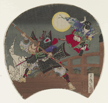 Yoshitsune and Benkei on the Gojō | Free Photo - rawpixel