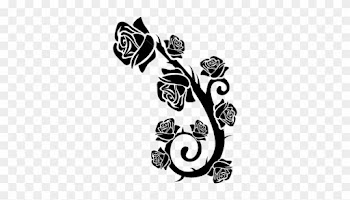 You Are About To Download The Roses Branch Ornament - Rose Symbol Png