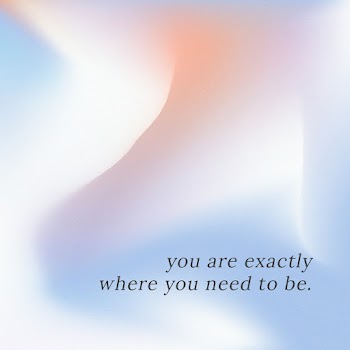 You are exactly where you need to be inspirational quote social media template psd
