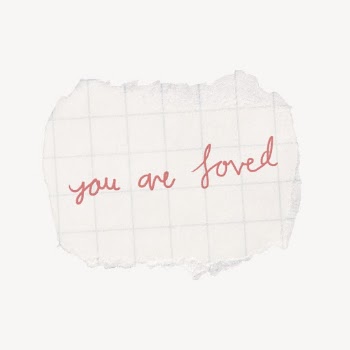 You are loved ripped paper | Free PSD - rawpixel