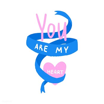 You are my heart typography vector | Free stock vector - 472308