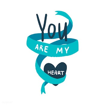 You are my heart typography vector | Free stock vector - 472361