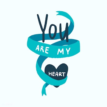 You are my heart typography vector | Free stock vector - 472372