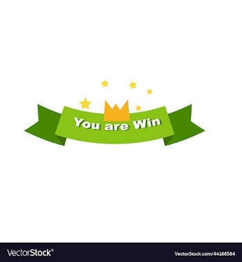 you are win game victory flat concept