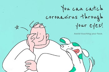 You can catch coronavirus through your eyes. This image is part our co.. | Free  vector - 2327342