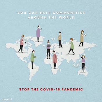 You can help communities around the world to stop the COVID-19 pandemi.. | Free  illustration - 2315496