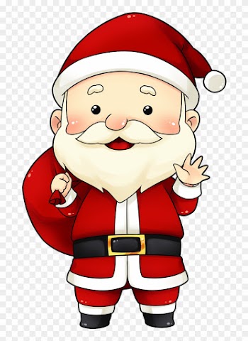 You Can Use This Cute And Adorable Santa Clip Art On - Cute Santa Claus Animated