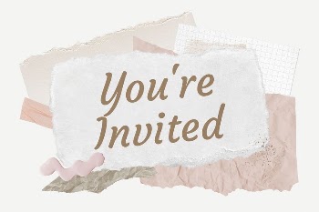 You're invited word typography, aesthetic | Free PSD - rawpixel