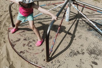 Young Girl At Playground