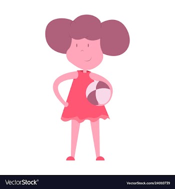 Young girl is padel tennis player takes the ball vector image