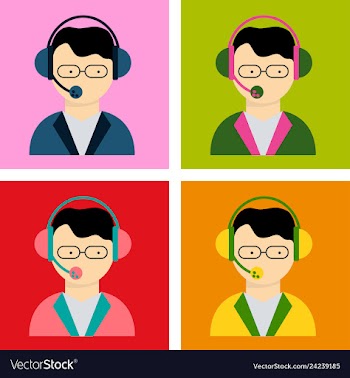 Young handsome men with various hairstyle vector image