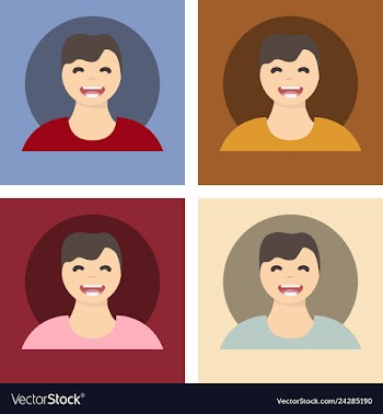 Young handsome men with various hairstyle vector image