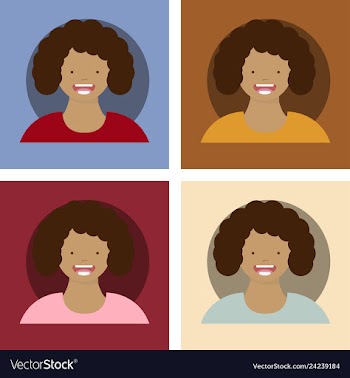 Young handsome women with various hairstyle vector image