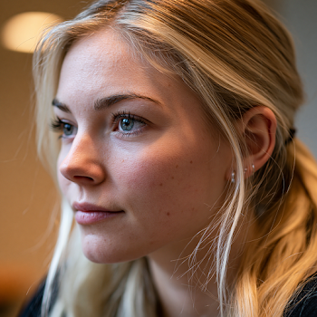 Young Icelandic Female Portrait