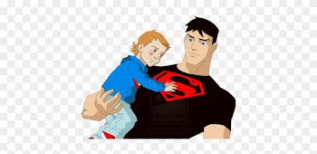 Young Justice Wallpaper Titled Superboy And Baby - Young Justice Superboy And Baby