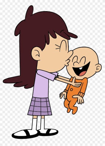 Young Luna And Baby Lincoln By Eagc7 - Loud House Luna And Lincoln Baby