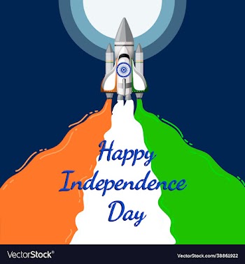 young man celebrate independence day india