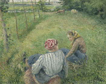 Young Peasant Girls Resting in the Fields | Free Photo - rawpixel