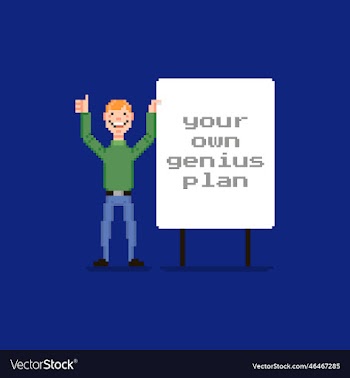 young smiling guy standing at white board