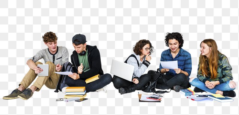 Young students png sticker, transparent | Free PNG - rawpixel
