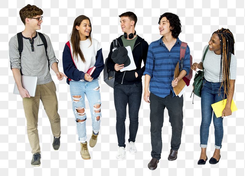 Young students png sticker, transparent | Free PNG - rawpixel