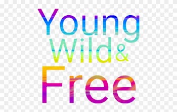 Young Wild Free Clipart - Young Word Transparent