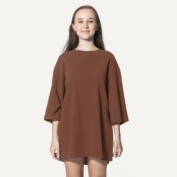 Young woman in brown oversized | Free Photo - rawpixel
