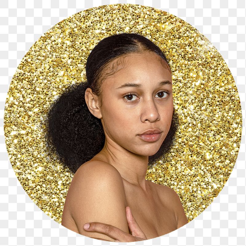 Young woman png badge sticker, | Free PNG - rawpixel