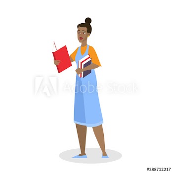 Young woman reading book concept
