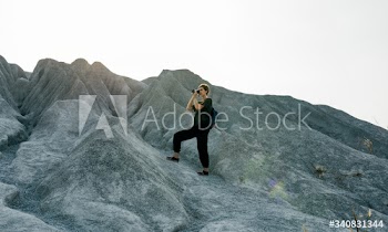 Young Woman Travel Nature Concept