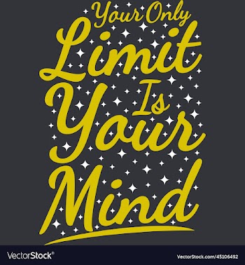your only limit is your mind motivational quote