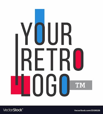 Your retro logo vector image