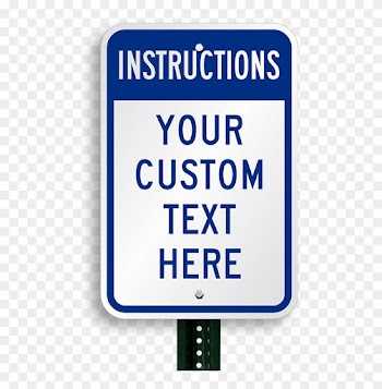 Your Wording Here Custom Sign - Your Custom Text Here [with Graphic], High Intensity