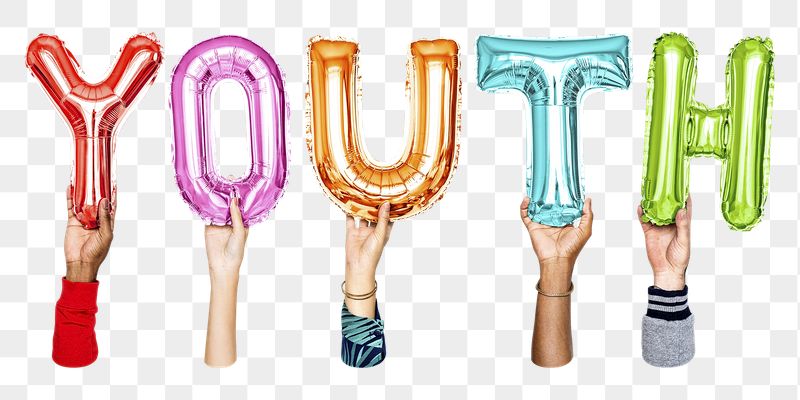 Youth balloon png word sticker, | Free PNG - rawpixel