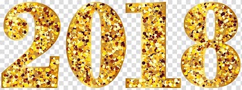 YouTube Animation , gold glitter transparent background PNG clipart
