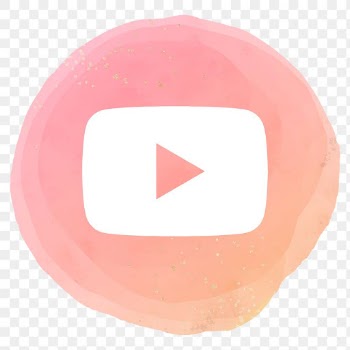YouTube app icon png with a watercolor… | Free stock illustration | High Resolution graphic