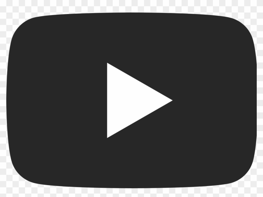 Youtube Dark Icon - Black Youtube Logo Png