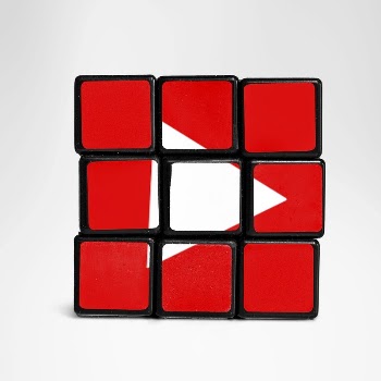 Youtube icon mockup, puzzle cube | Free PSD Mockup - rawpixel