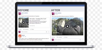 YouTube Video Facebook Instagram Display device - Share 