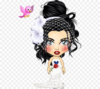 YoWorld Wedding dress Illustration Bride - cat nip 