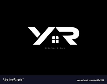 yr letter real estate branding design