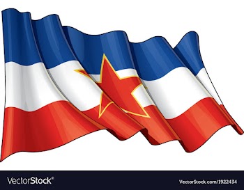  					Yugoslavian flag vector image														