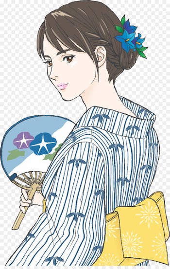 Yukata Illustration Kimono Copyright-free Image - kimono sign 