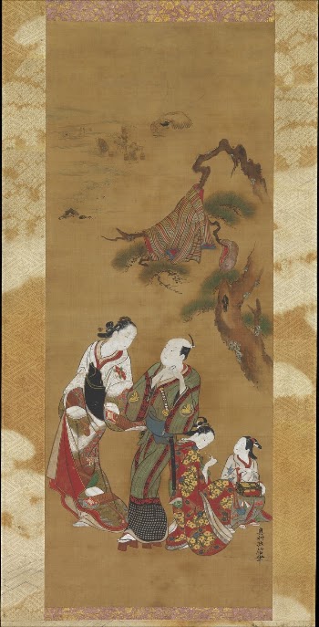 Yukihira and Two Brinemaidens at Suma | Free Photo - rawpixel