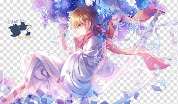 Yukine Noragami, male anime character transparent background PNG clipart