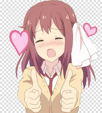 YuruYuri Anime Shōjo manga Sakura Trick, Anime transparent background PNG clipart