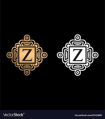 Z letter logo z monogram logo vector image