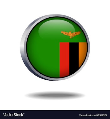 zambia flag button