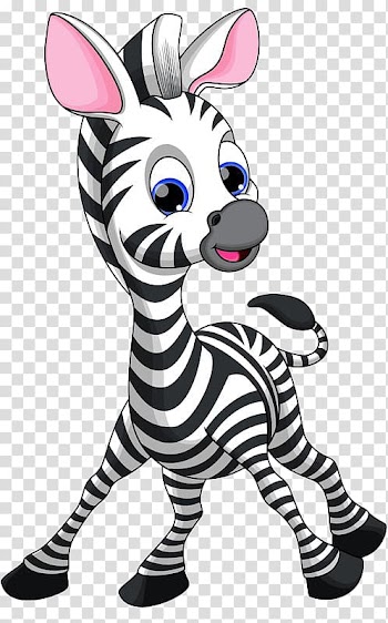 Zebra graphic, Horse Zebra Cuteness , Small hand-painted black and white striped zebra transparent background PNG clipart
