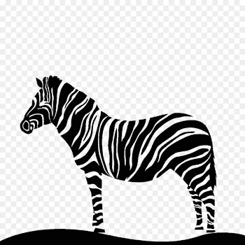 Zebra Horse Sticker Silhouette Animal - zebra 